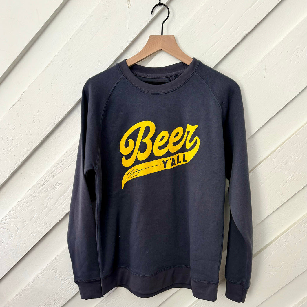 Beer Y'all Cozy Crewneck Sweatshirt