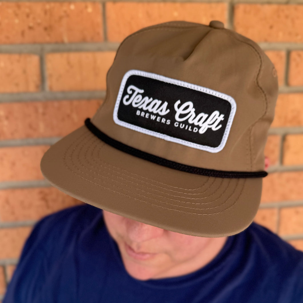 Caramel Brown Rope Hat