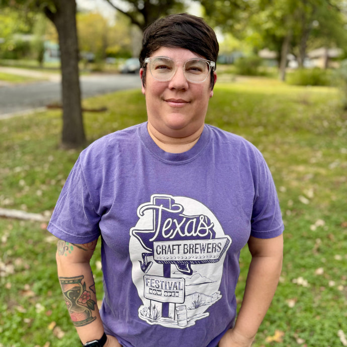 Festival Sign Tee (Purple)