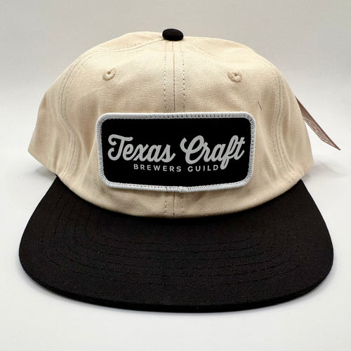 Black & Cream Contrast Cap