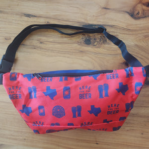 Fanny Pack - Red & Navy