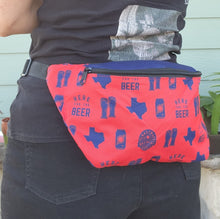 Fanny Pack - Red & Navy